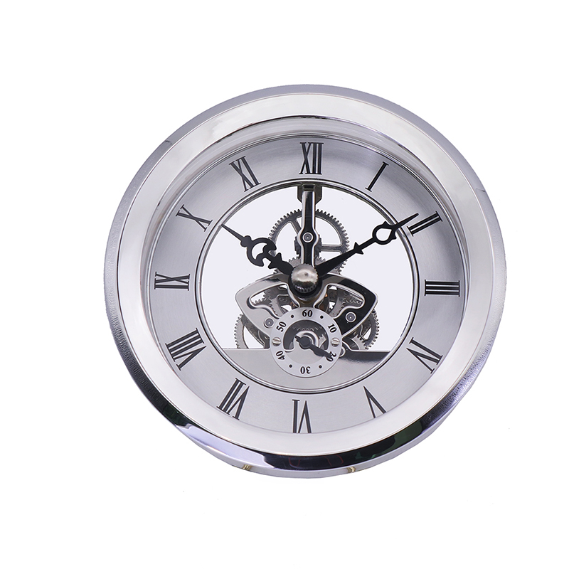 Chinese supplier 103MM silver skeleton clock insert