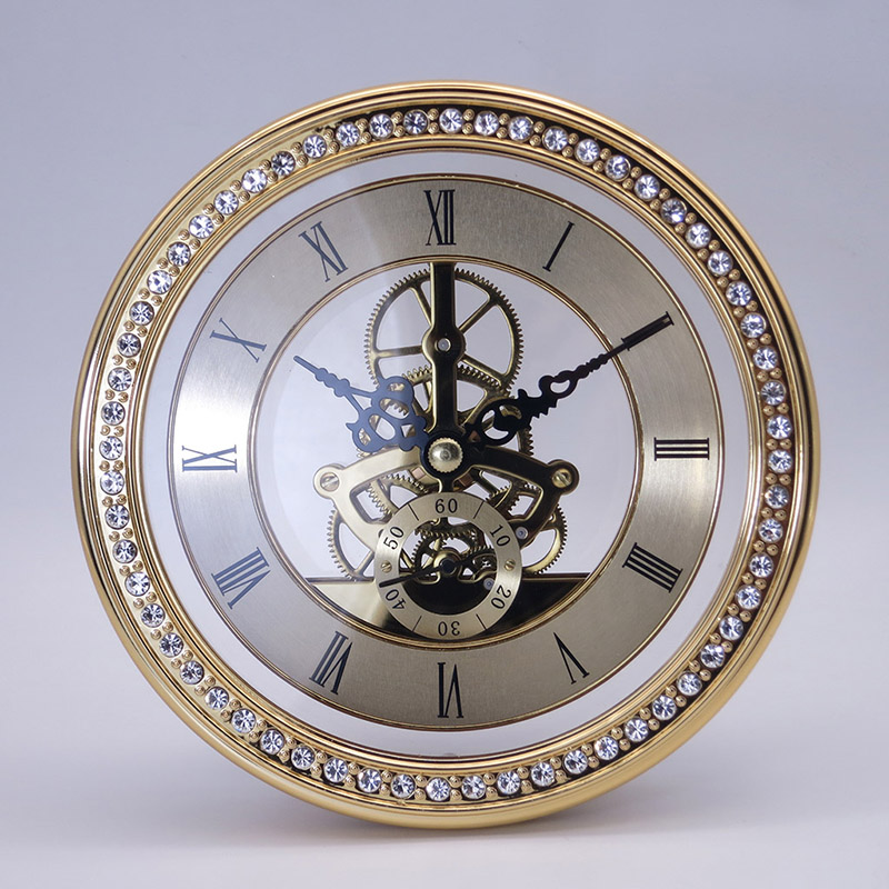 diameter 148MM gold  skeleton clock insert