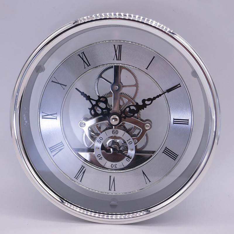 diameter 149MM silver skeleton clock insert clock part